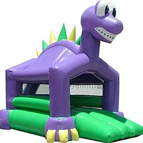 Purple Dino Jumping Castle