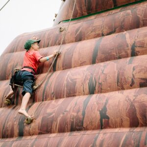 Giant Inflatable Rock Wall