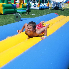 Flat Bed Water Slide