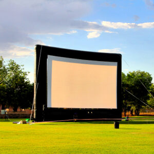 Giant inflatable screen